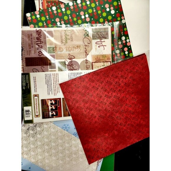 Assorted Christmas Scrapbooking Enphemera & Cardmaking Supplies - Picture 11 of 14